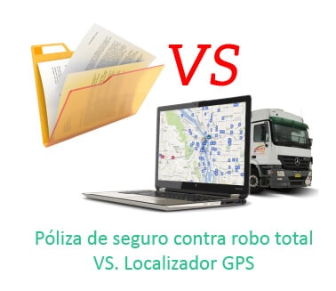 Póliza de seguro contra robo total VS. Localizador GPS